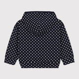 TODDLER GIRLS' POLKA DOT FLEECE HOODIE