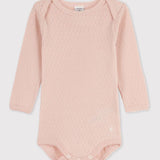 BABIES' OPENWORK L/S BODYSUIT