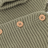 BABIES' MOSS STITCH CARDIGAN