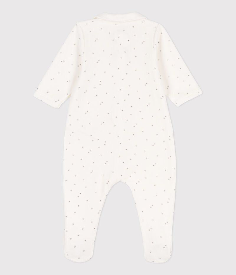 Jimmy Star Rompers BABIES' STAR VELOUR ROMPER WITH ZIP – Petit Kids