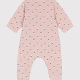 BABIES' TUBIC FLORAL PRINT FOOTLESS ROMPER