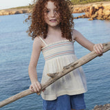 GIRLS' SMOCKED BLOUSE