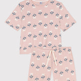 WOMENS' PINK TULIP SHORT PYJAMAS