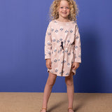 GIRLS' TULIP PRINTED DRESS