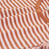TODDLER GIRLS' STRIPED RUFFLED T-SHIRT