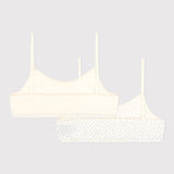 GIRLS' 2 PACK BRAS