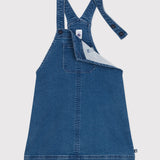 TODDLER GIRLS' DENIM PINAFORE