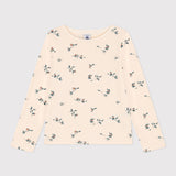 TODDLER GIRLS' FLORAL PRINT L/S T-SHIRT