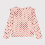GIRLS' FLORAL PRINT T-SHIRT