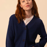WOMENS' FISHERMAN'S RIB CARDIGAN