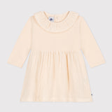 BABY GIRLS' MUSLIN DRESS