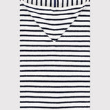 BABIES' TERRY STRIPED BATH CAPE
