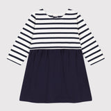 BABY GIRLS' BRETON STRIPE DRESS