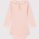 BABY GIRLS COLLARED L/S BODYSUIT