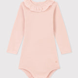 BABY GIRLS COLLARED L/S BODYSUIT