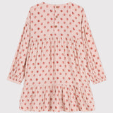 GIRLS' FLORAL PRINT MUSLIN DRESS