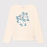 GIRLS' SCREEN PRINTED L/S T-SHIRT