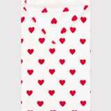 BABIES' TERRY HEART BATH CAPE