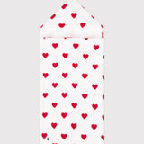 BABIES' TERRY HEART BATH CAPE