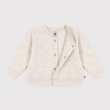 BABIES' VARSITY TUBE KNIT JACKET