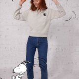 WOMEN'S SNOOPY BOXY SWEATSHIRT