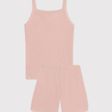 GIRLS' COTTON & LYOCELL SHORT PYJAMAS
