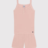 GIRLS' COTTON & LYOCELL SHORT PYJAMAS