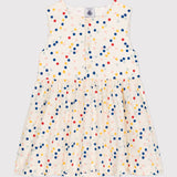 BABY GIRLS' POPLIN DOT DRESS