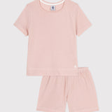 TODDLER GIRLS' PLAIN OPENWORK SHORT PYJAMAS