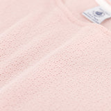 GIRLS' PLAIN OPENWORK SHORT PYJAMAS