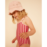 GIRLS' CANDY STRIPED BATHERS