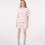 WOMENS' RED HEART SHORT PYJAMAS