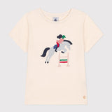 TODDLER GIRLS' HORSE PRINT T-SHIRT