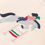 GIRLS' HORSE PRINT T-SHIRT