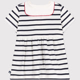 BABY GIRLS' STRIPED SAILOR DRESS