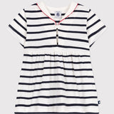 BABY GIRLS' STRIPED SAILOR DRESS