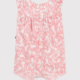 BABY GIRLS' CHERRY PRINT SHORTALLS