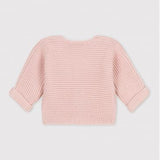 BABIES' MOSS STITCH CARDIGAN