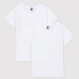 2 PACK TODDLER WHITE T-SHIRTS