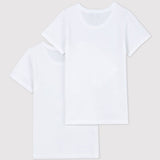2 PACK TODDLER WHITE T-SHIRTS
