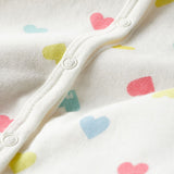 BABY GIRLS' HEART TUBIC ROMPER