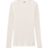 WOMENS' L/S COTTON, WOOL & SILK BLEND TOP