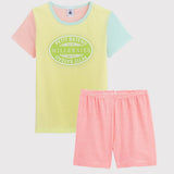 GIRLS' MILLERAIES MULTI-COLOURED SHORT PYJAMAS