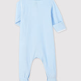BABY BOYS' VELOUR ROMPER