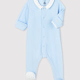 BABY BOYS' VELOUR ROMPER