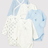 5 PACK BABIES' L/S BODYSUITS