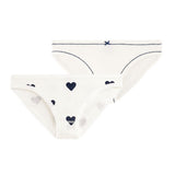 WOMENS' 2 PACK HEART BRIEFS