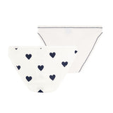 WOMENS' 2 PACK HEART BRIEFS