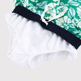 BOYS' HAWAIIAN PRINT SWIM SHORTS