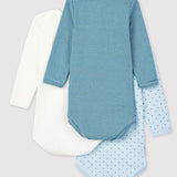 3 PACK BABIES' L/S BODYSUITS